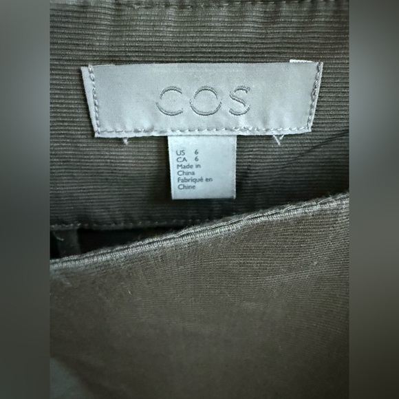 COS Army Green Khaki Cotton Dress • 6 - Picture 4 of 9